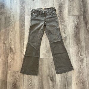 7 for all Mankind bootcut size 28 brown stretch
